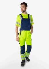 Fristads High vis Green stretch bib'n'brace class 2 1031 GSTP