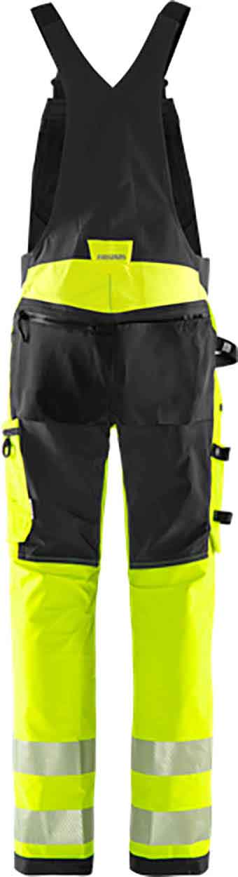 Fristads High vis Green stretch bib'n'brace class 2 1031 GSTP