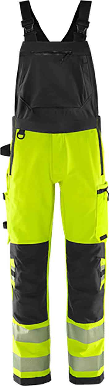 Fristads High vis Green stretch bib'n'brace class 2 1031 GSTP