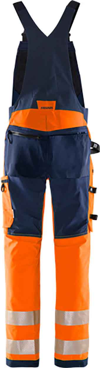 Fristads High vis Green stretch bib'n'brace class 2 1031 GSTP