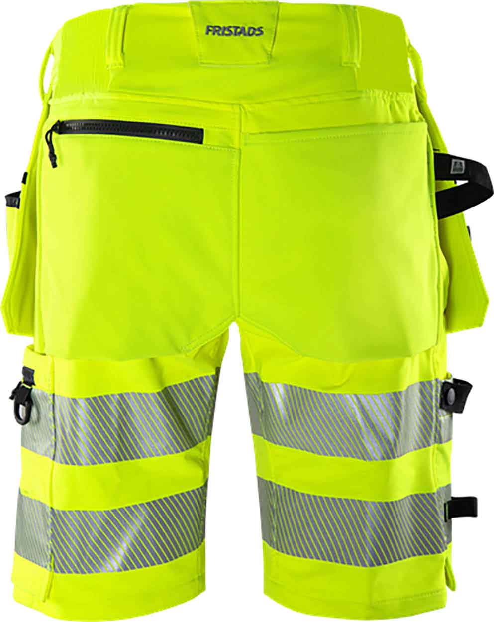 Fristads High vis Green craftsman stretch shorts class 2 2646 GSTP
