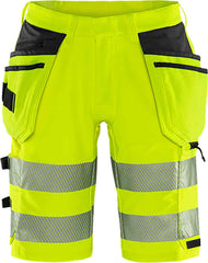 Fristads High vis Green craftsman stretch shorts class 2 2646 GSTP