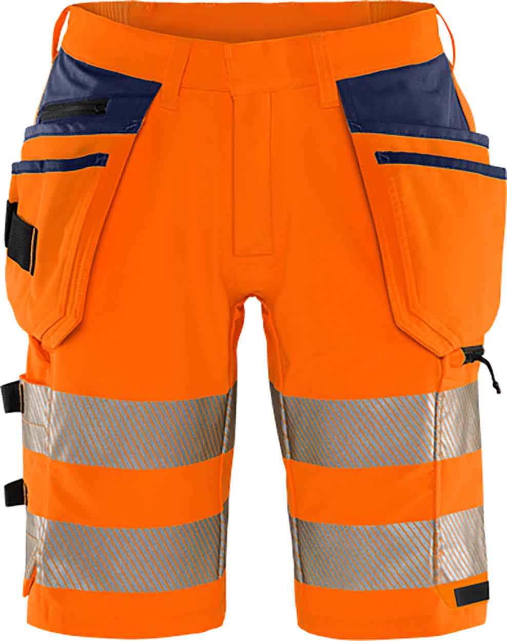 Fristads High vis Green craftsman stretch shorts class 2 2646 GSTP