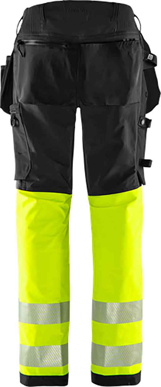 Fristads High vis Green craftsman stretch trousers woman class 1 2663 GSTP