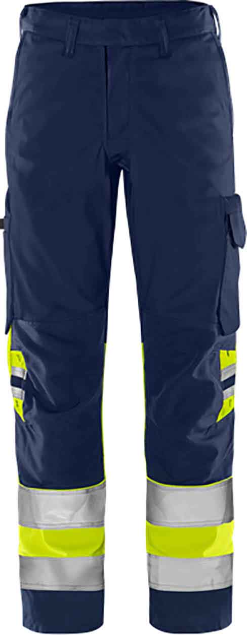 Fristads High vis Green trousers class 1 2649 GPLU