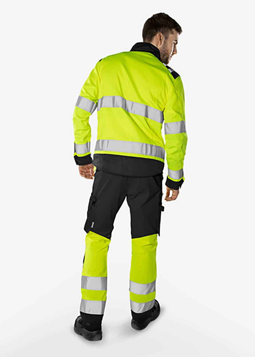 Fristads High vis Green trousers class 1 2649 GPLU