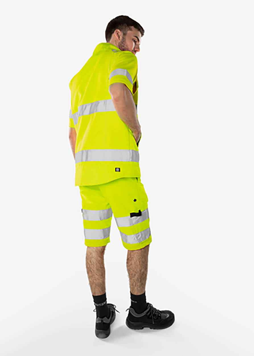 Fristads High vis Green waistcoat class 2 5067 GPLU