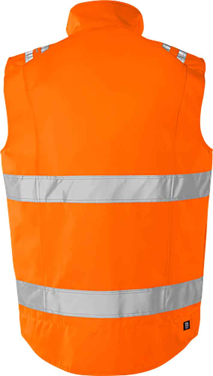 Fristads High vis Green waistcoat class 2 5067 GPLU