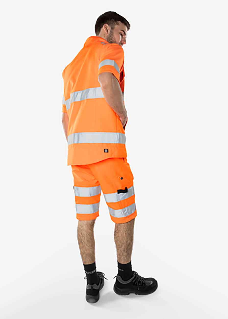 Fristads High vis Green waistcoat class 2 5067 GPLU