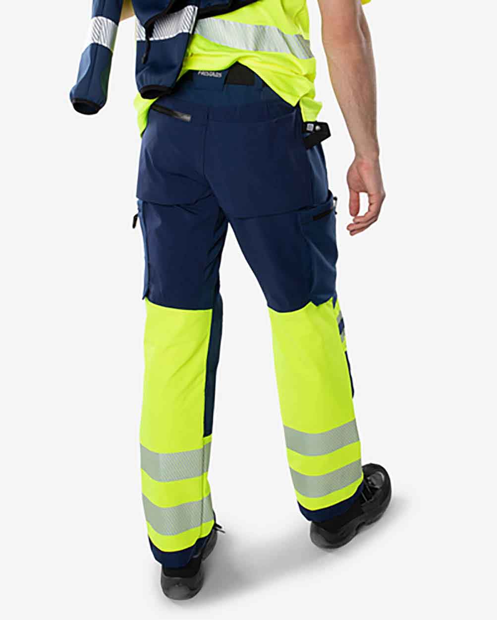 Fristads High vis Green stretch trousers class 1 2647 GSTP