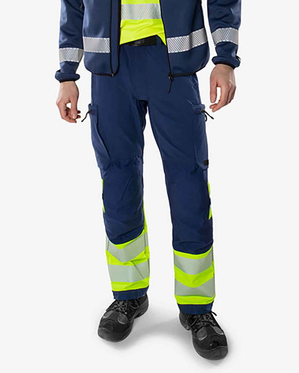 Fristads High vis Green stretch trousers class 1 2647 GSTP