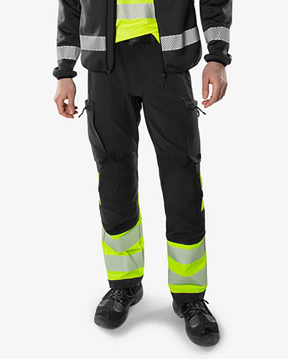 Fristads High vis Green stretch trousers class 1 2647 GSTP
