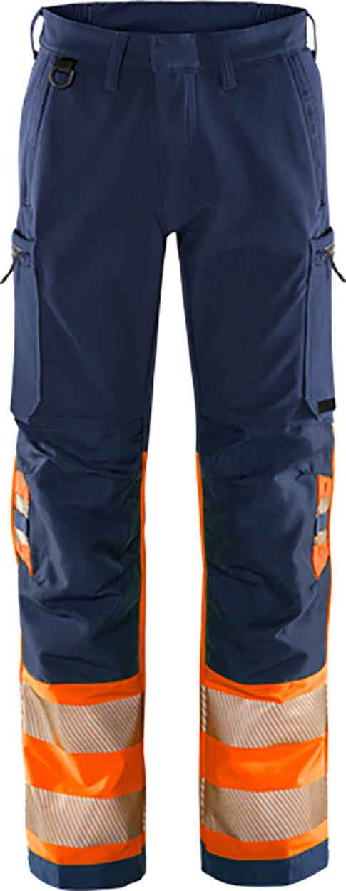 Fristads High vis Green stretch trousers class 1 2647 GSTP