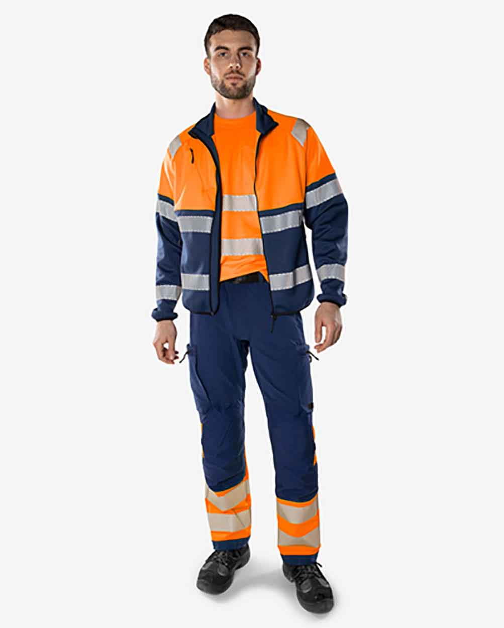 Fristads High vis Green stretch trousers class 1 2647 GSTP