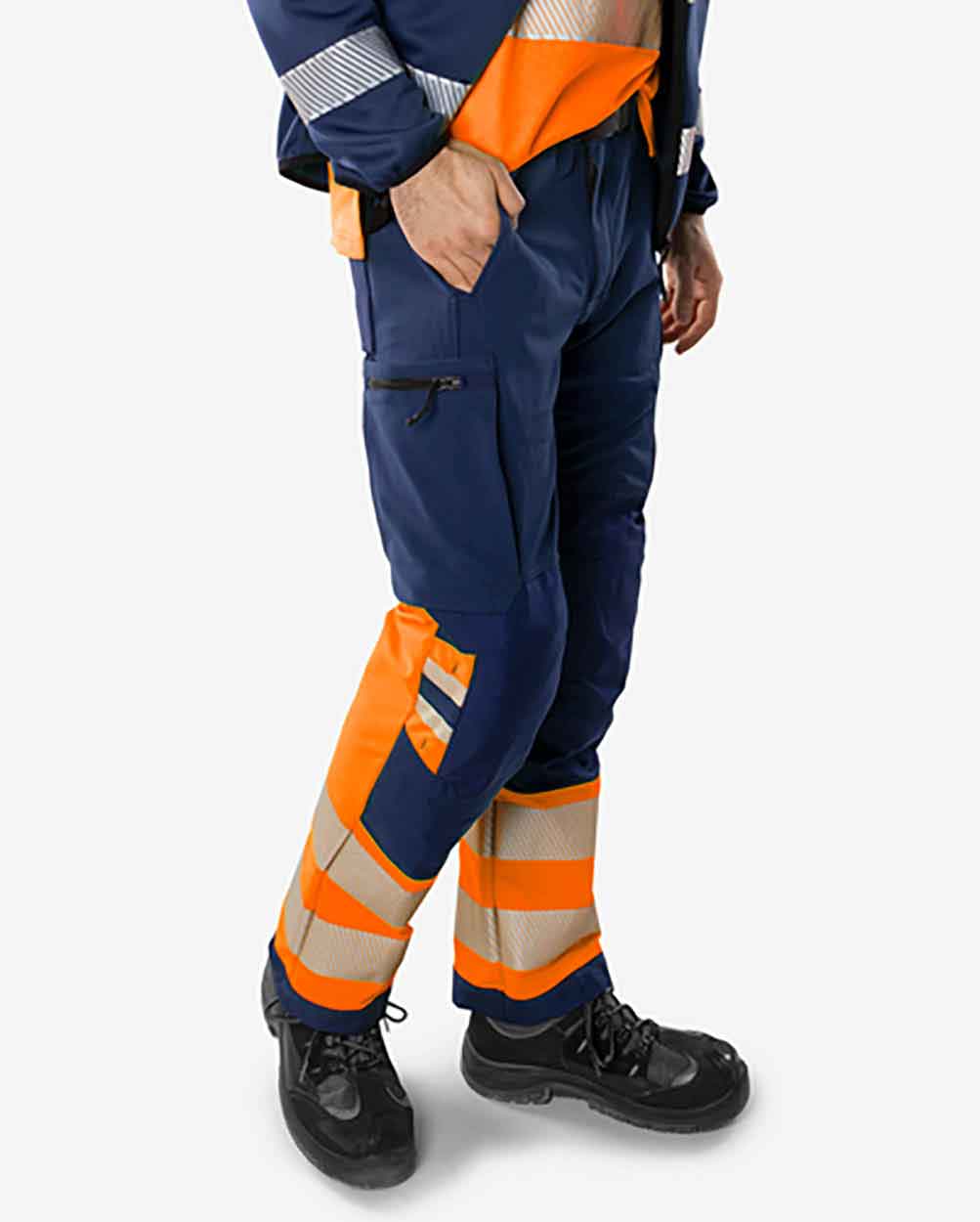 Fristads High vis Green stretch trousers class 1 2647 GSTP