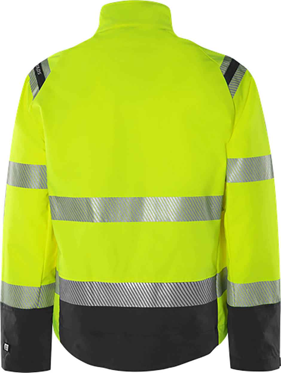 Fristads High vis Green stretch jacket class 3 4647 GSTP
