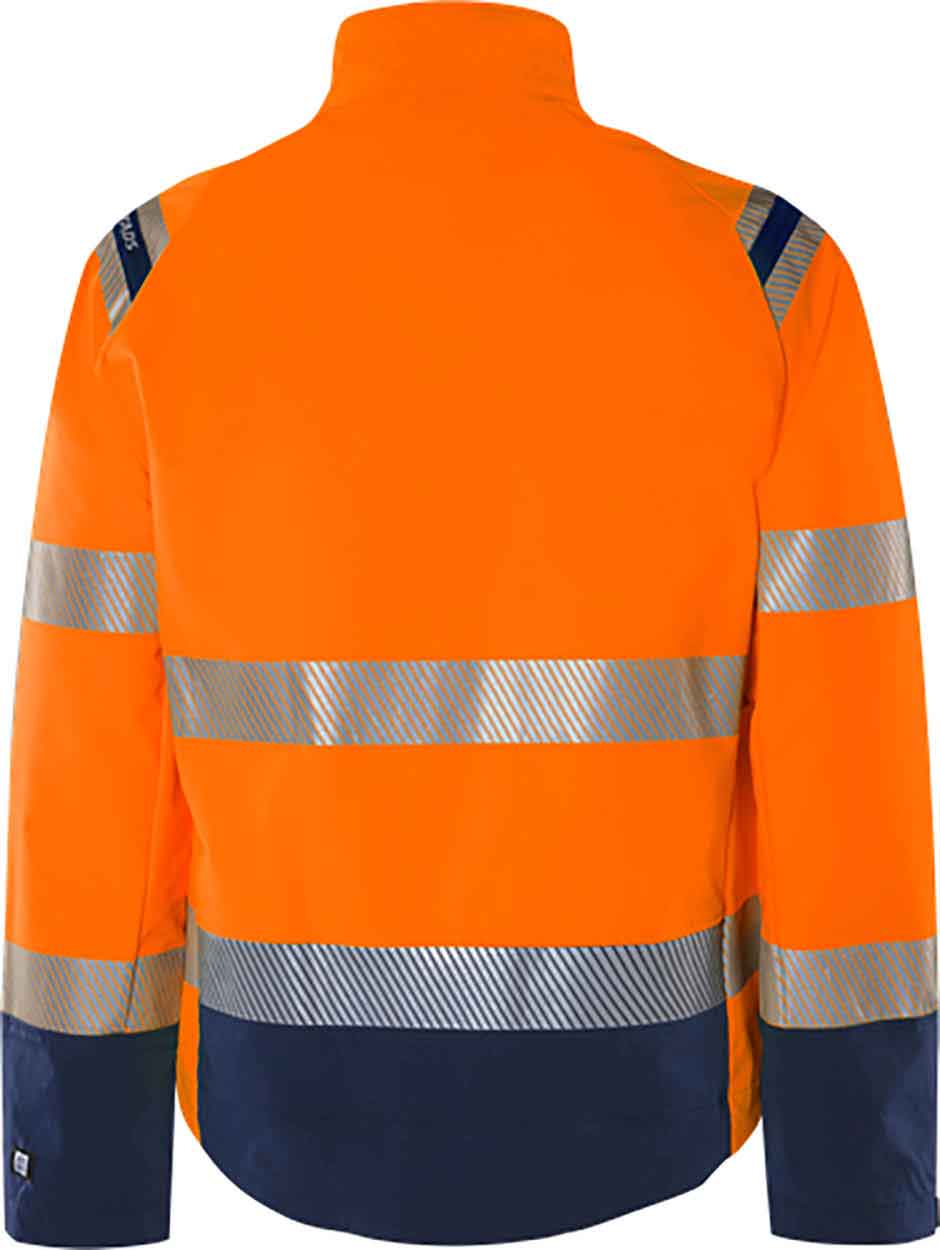 Fristads High vis Green stretch jacket class 3 4647 GSTP