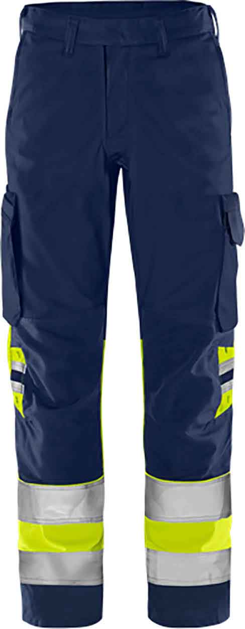 Fristads High vis Green trousers class 1 2668 GPLU