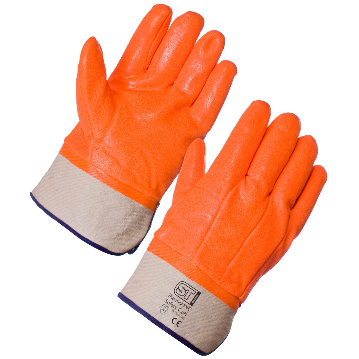 Supertouch G35 Thermal PVC Hi Vis Gloves x 120
