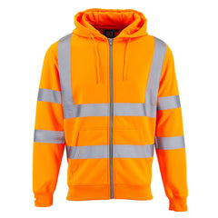 Supertouch HVZH1 Hi Vis Zipped Hoodie