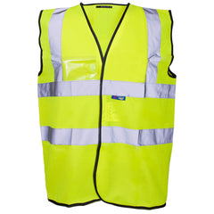 Supertouch H105 Hi Vis Vest - ID Pocket - Velcro