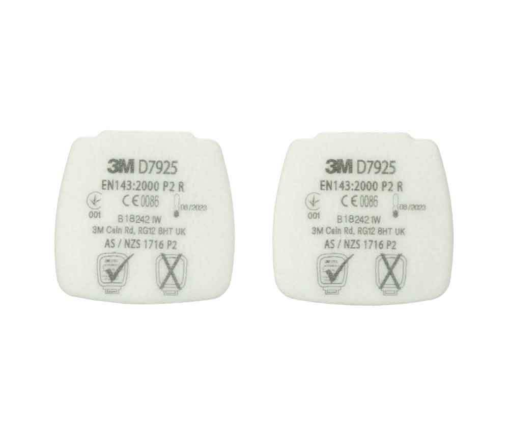 3M D7925 Secure Click P2 R Particulate Filter PK 40