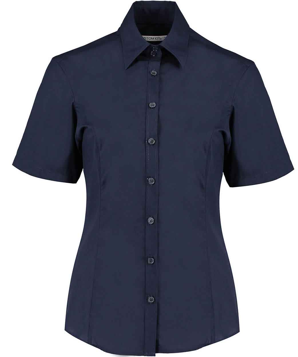 Kustom Kit K742F Business blouse short-sleeved (tailored fit)