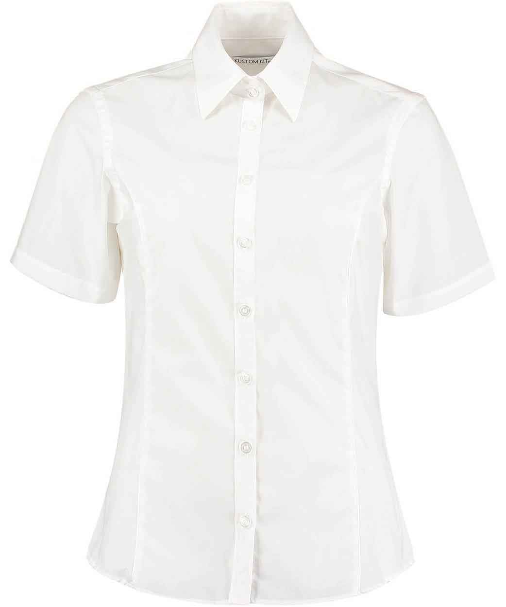 Kustom Kit K742F Business blouse short-sleeved (tailored fit)
