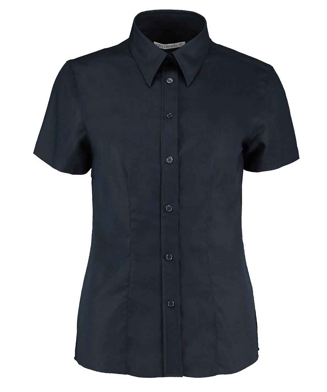 Kustom Kit K360 Ladies Short Sleeve Workwear Oxford Shirt