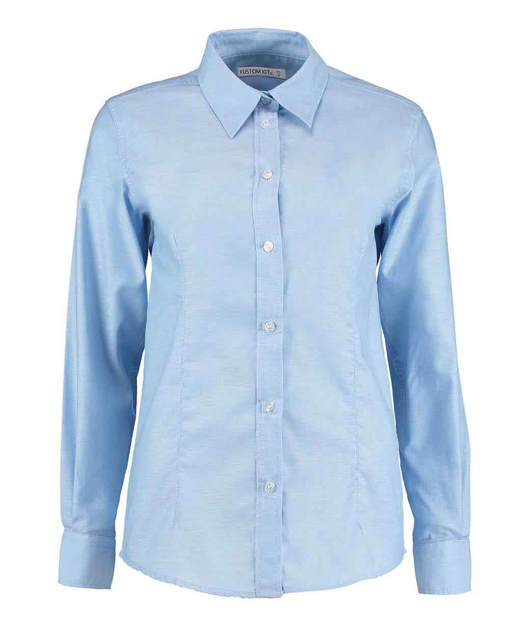 Kustom Kit K361 Ladies Long Sleeve Workwear Oxford Shirt