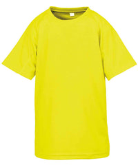 Spiro S287J Junior performance aircool tee