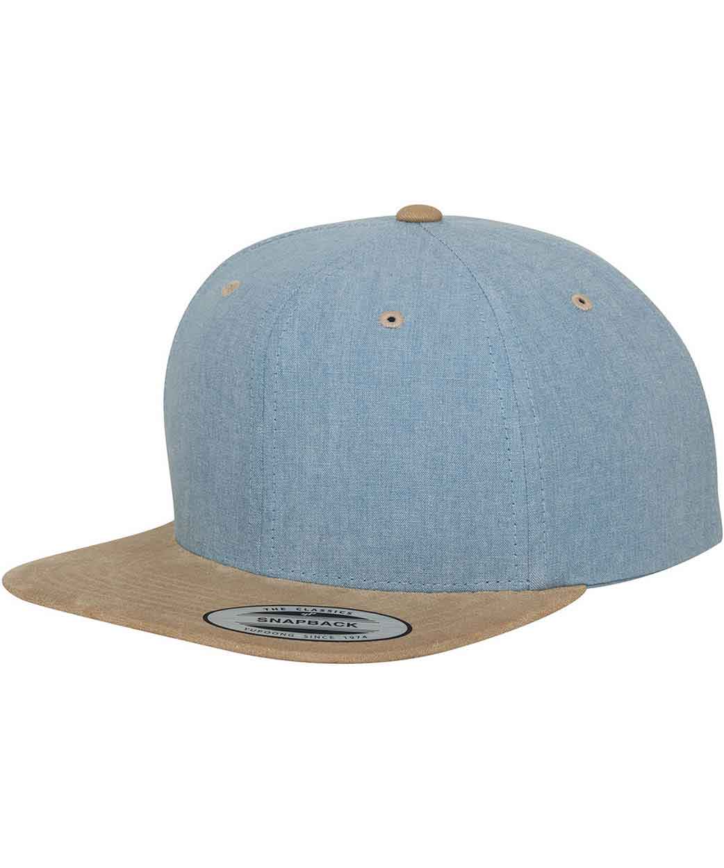 Flexfit by Yupoong 6089CH Chambray-suede snapback