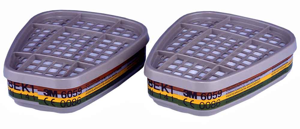 3M 6059 Abek1 Filter PK 8