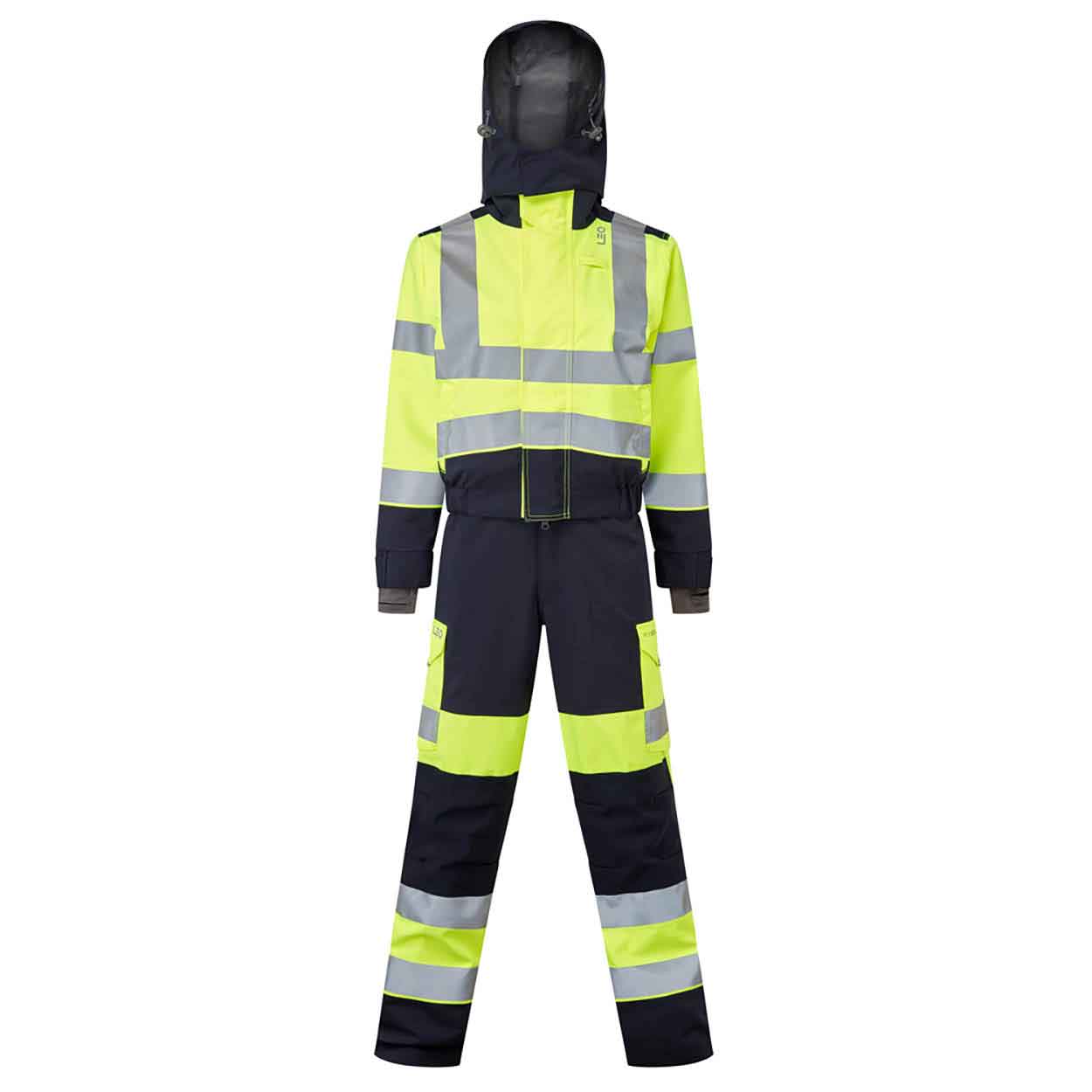 Leo Honeychurch EcoViz Women's Breathable 2-Part Coverall Yellow