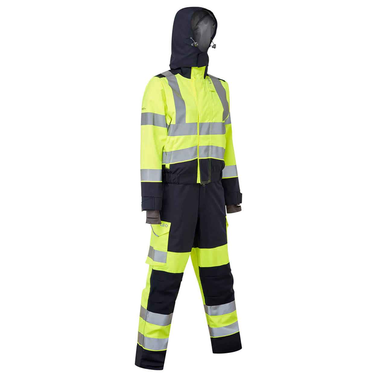 Leo Honeychurch EcoViz Women's Breathable 2-Part Coverall Yellow