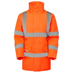 Leo Cheristow EcoViz 4K Women's Baffle Lined Anorak Orange