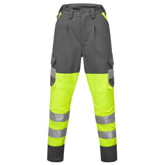 Leo Beckamoor EcoViz Women' Stretch Cargo Trouser Yellow