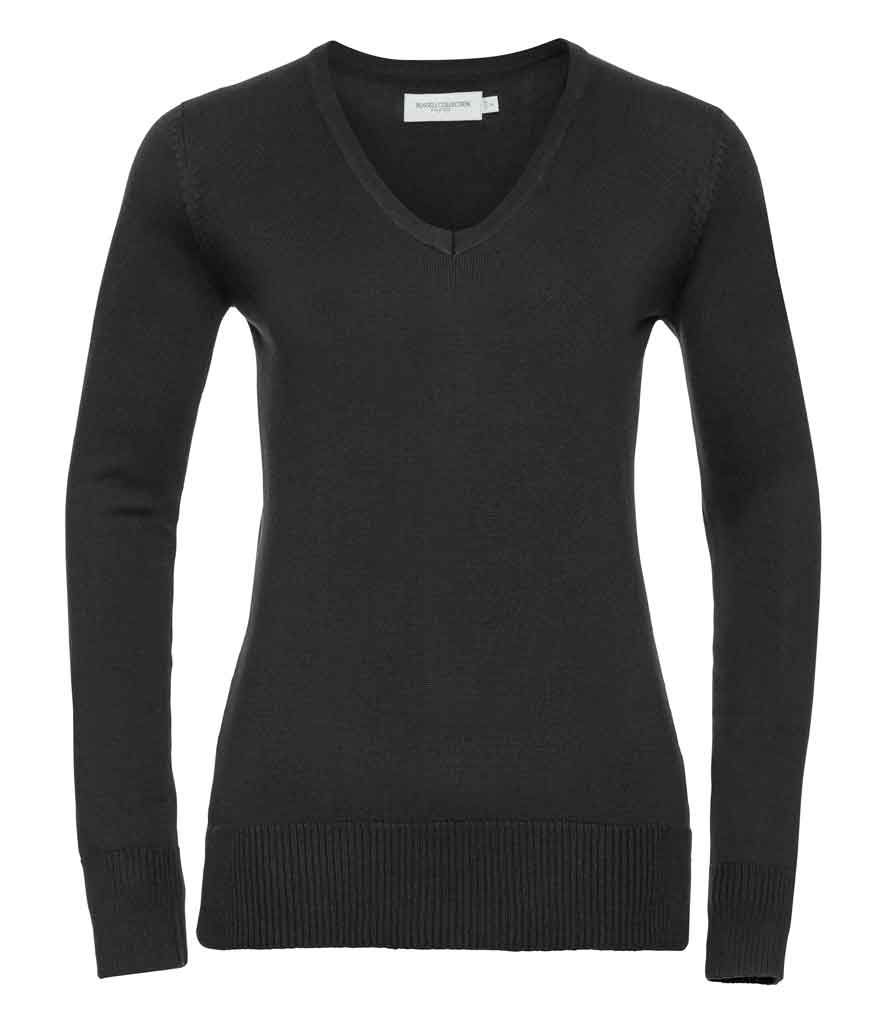 Russell Collection 710F Ladies V Neck Sweater