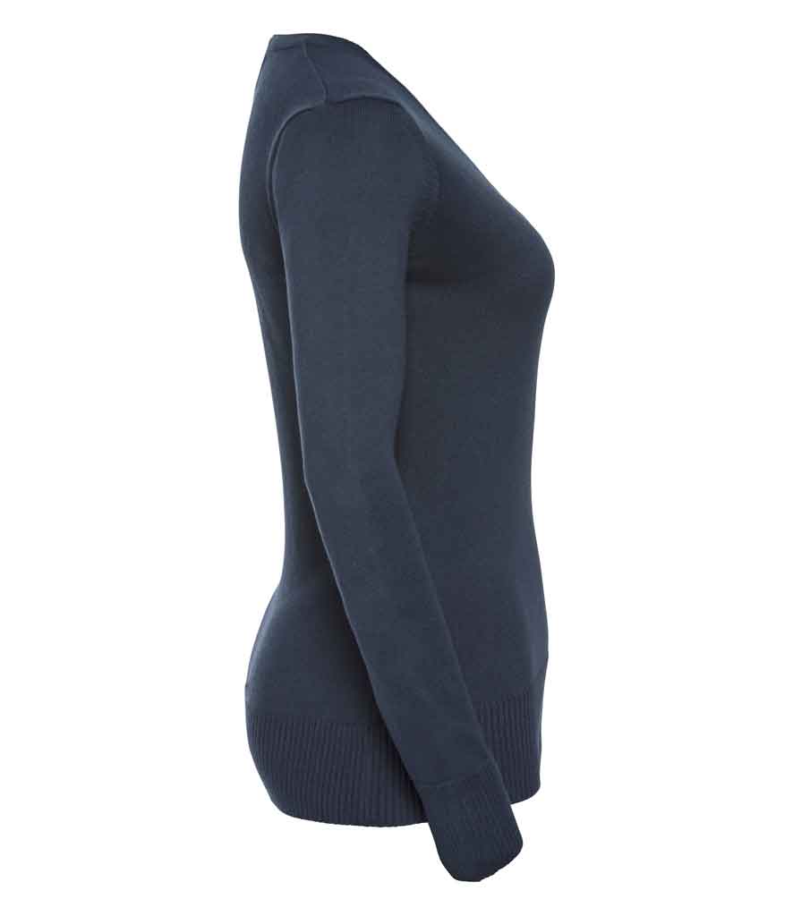 Russell Collection 710F Ladies V Neck Sweater