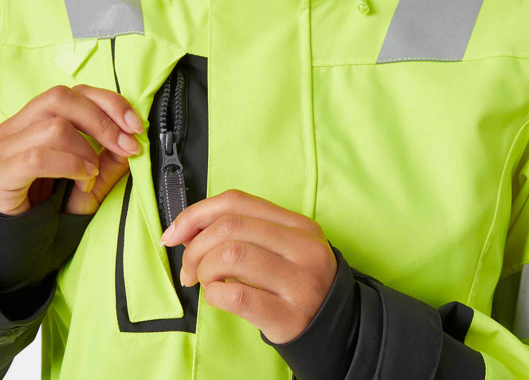 Helly Hansen 71294 Womens Luna Hi Vis Shell Jacket