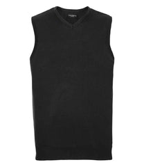 Russell Collection 716M Sleeveless V Neck Sweater