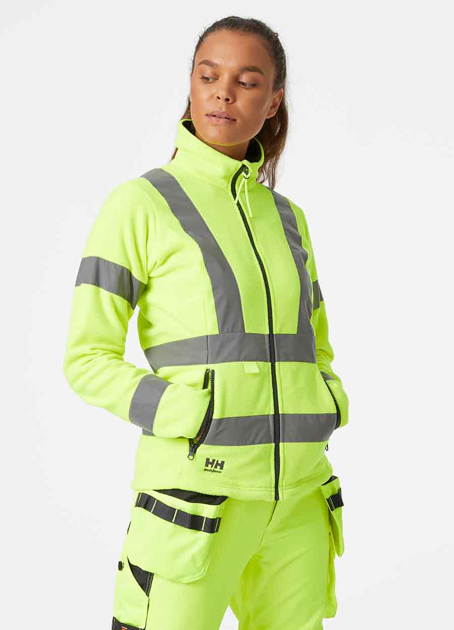 Helly Hansen 72174 Womens Luna Hi Vis Fleece Jacket