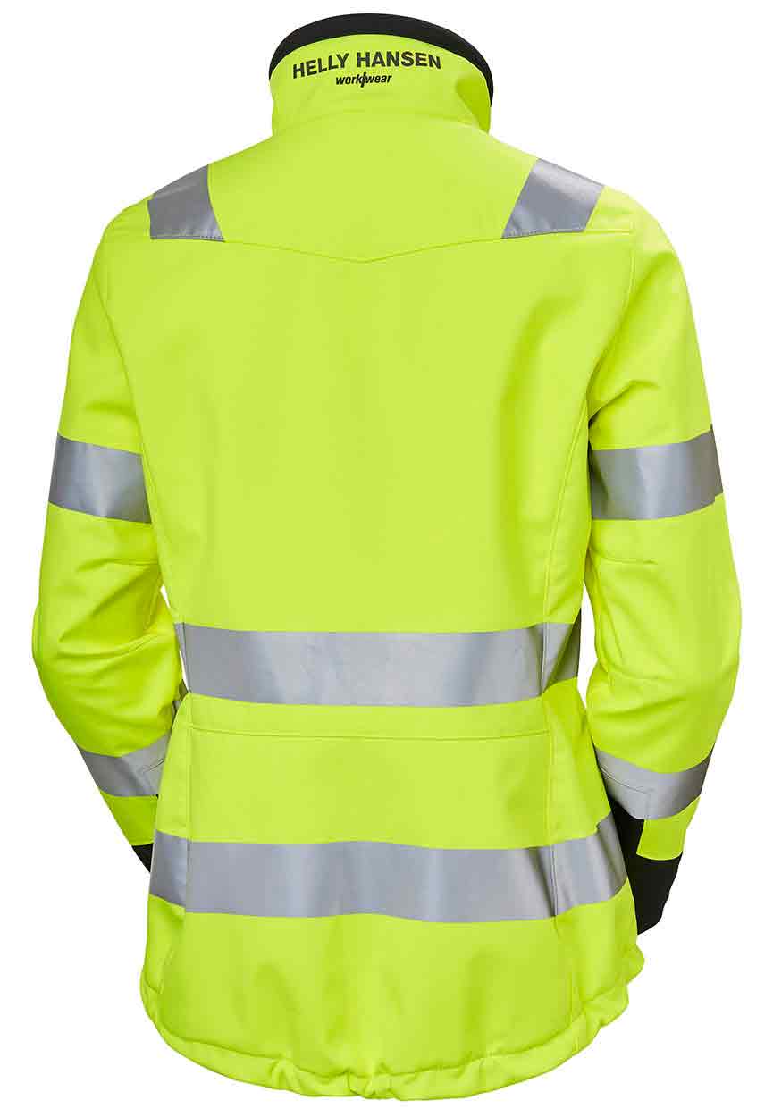 Helly Hansen 74098 Womens Luna Hi Vis Softshell Jacket