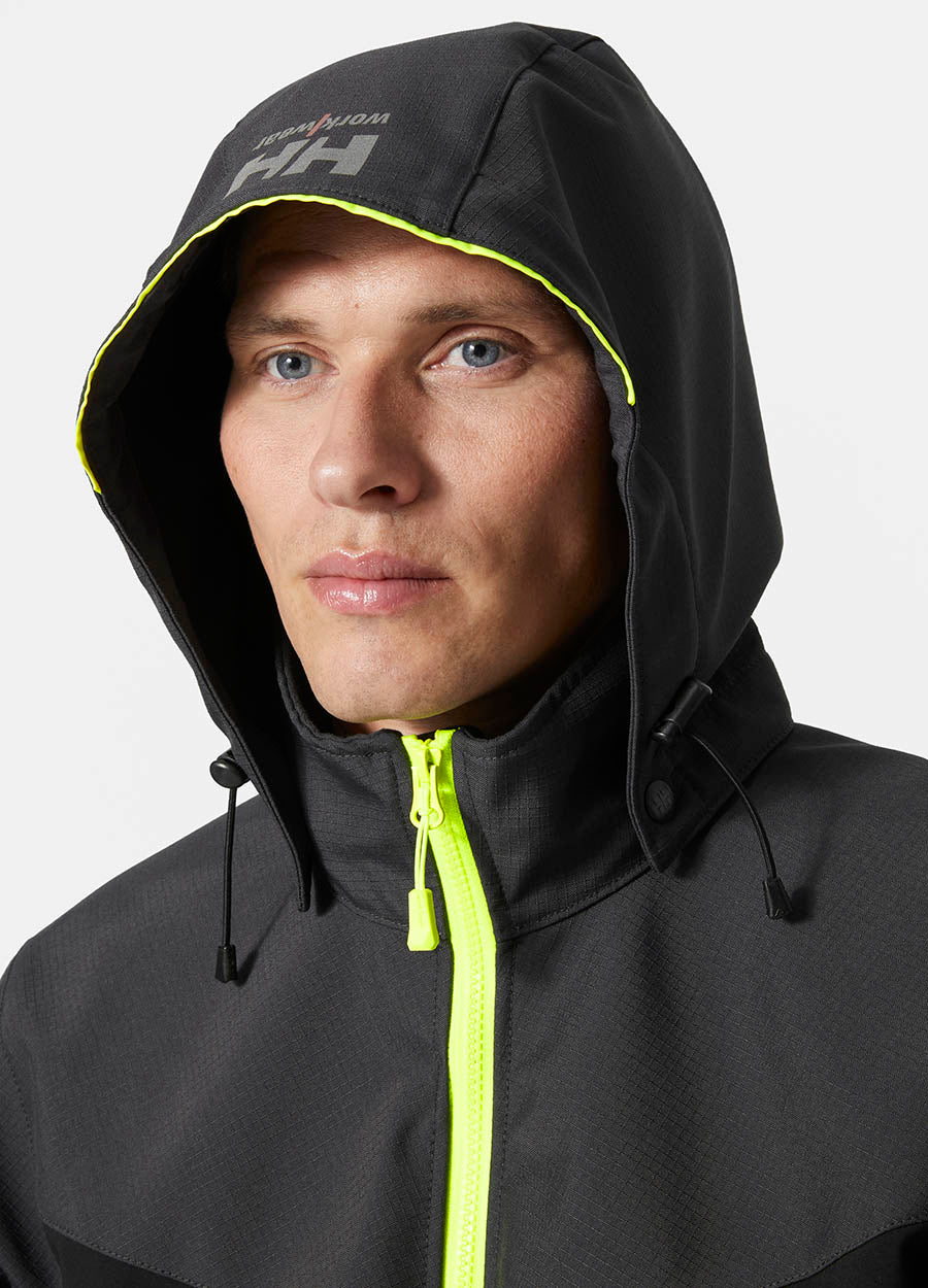 Helly Hansen Workwear 74290 Oxford Hooded Softshell Jacket