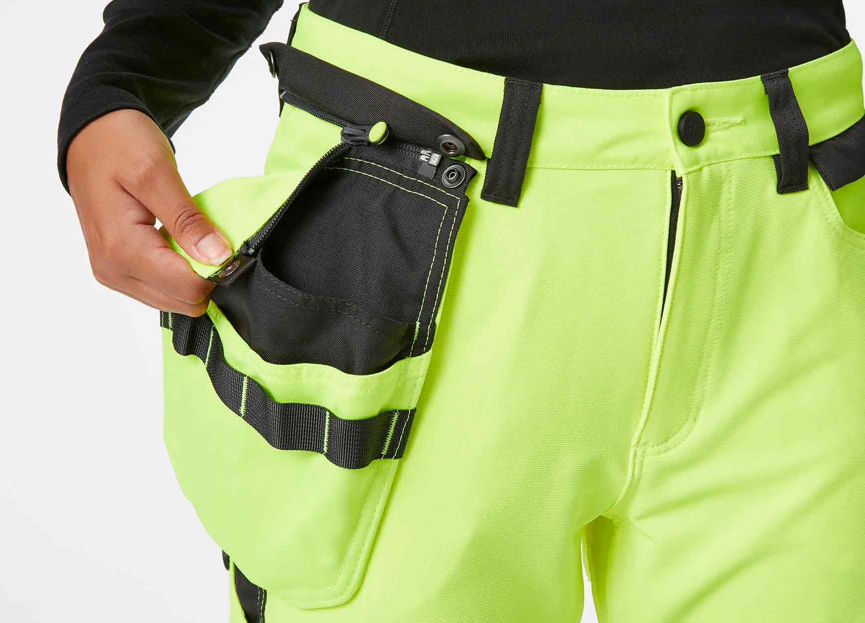 Helly Hansen 77498 Womens Luna Hi Vis Construction Trouser Cl 2