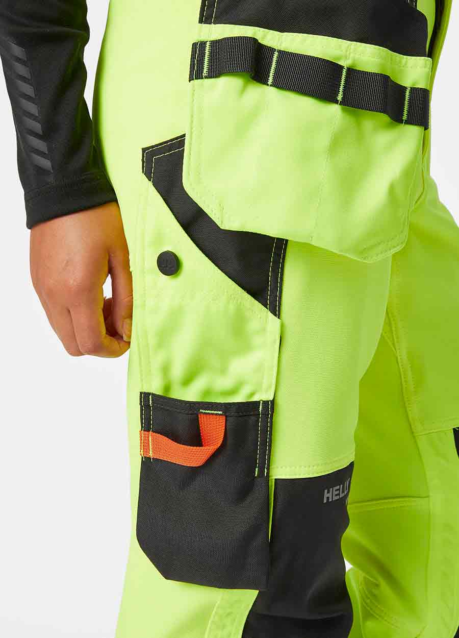 Helly Hansen 77498 Womens Luna Hi Vis Construction Trouser Cl 2