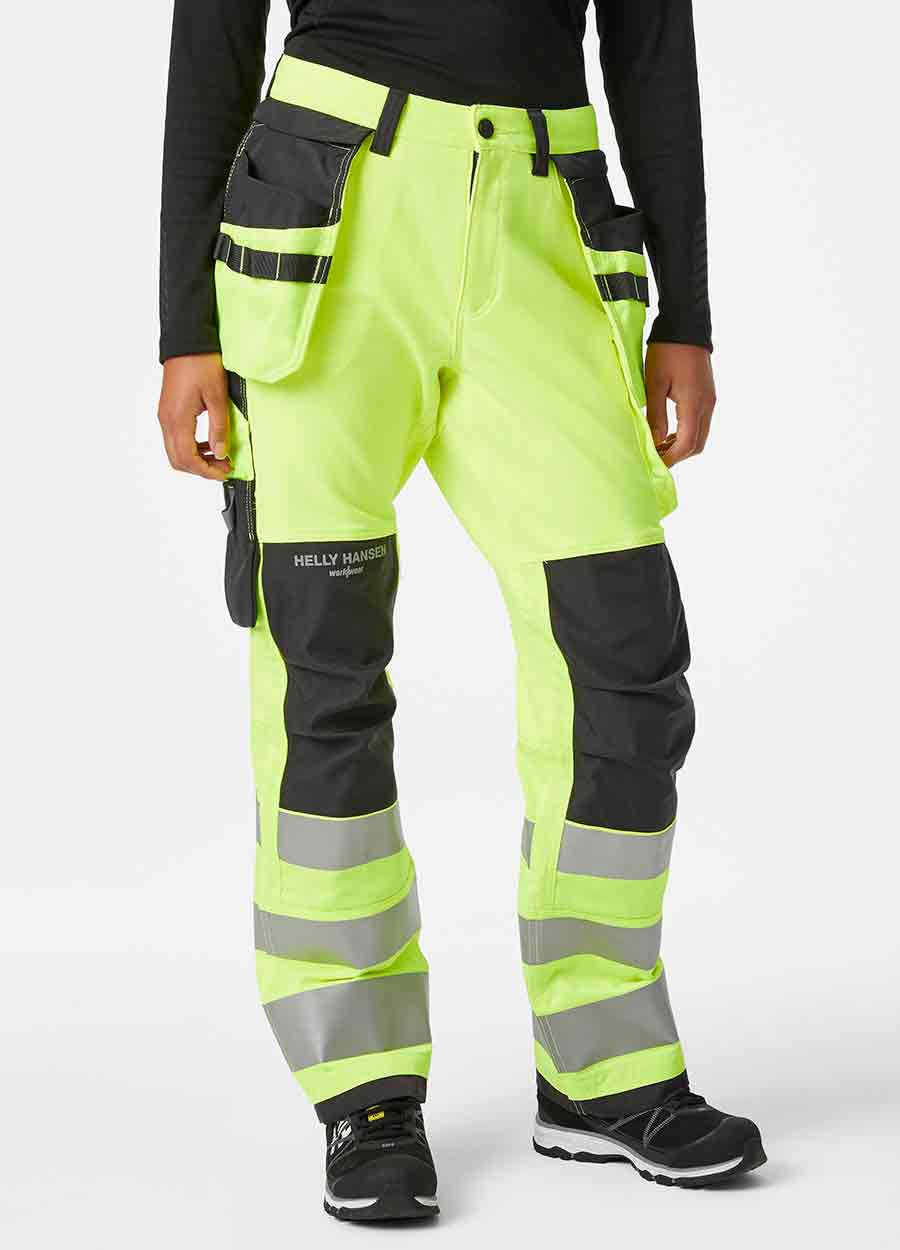 Helly Hansen 77498 Womens Luna Hi Vis Construction Trouser Cl 2