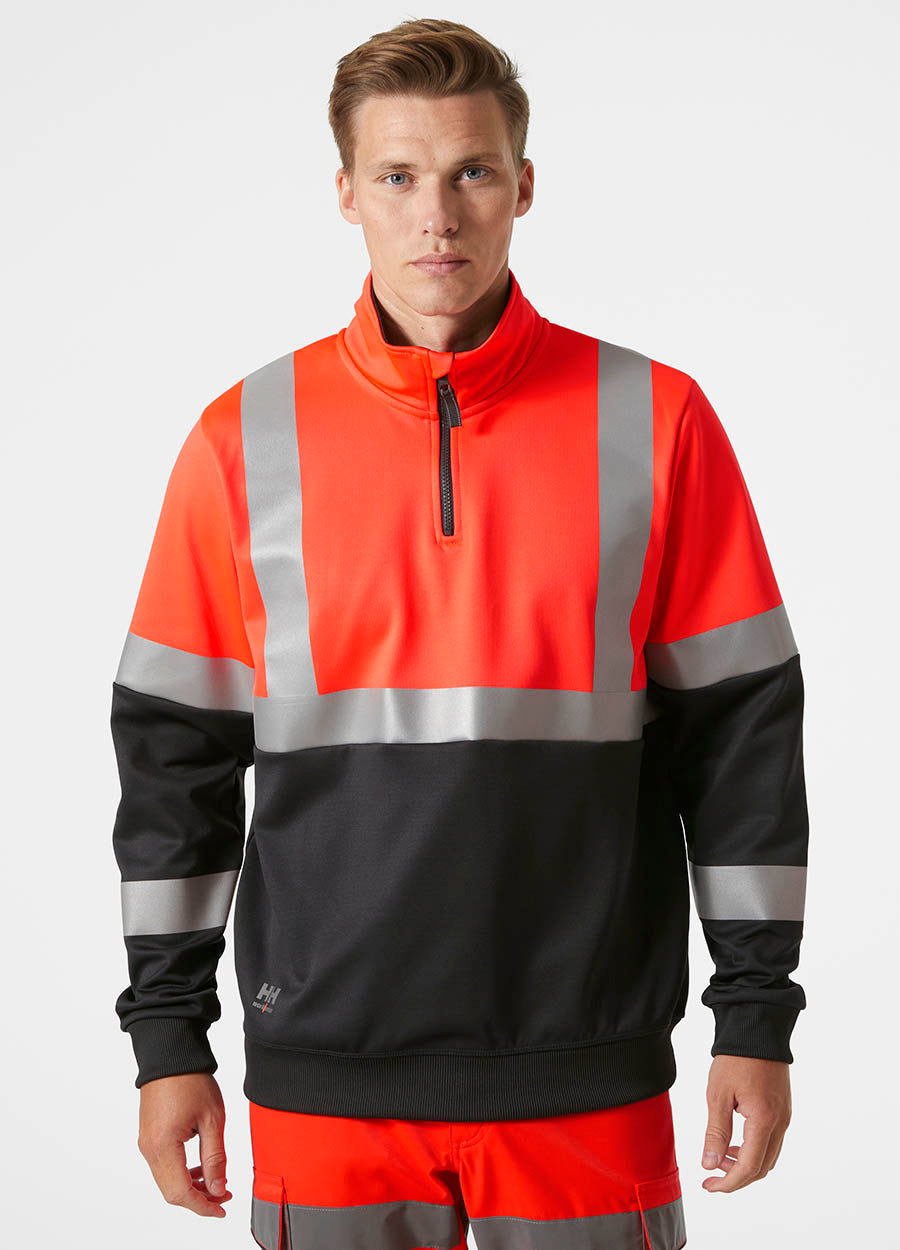 Helly Hansen Workwear 79257 Addvis Half Zip Sweatshirt Class 1
