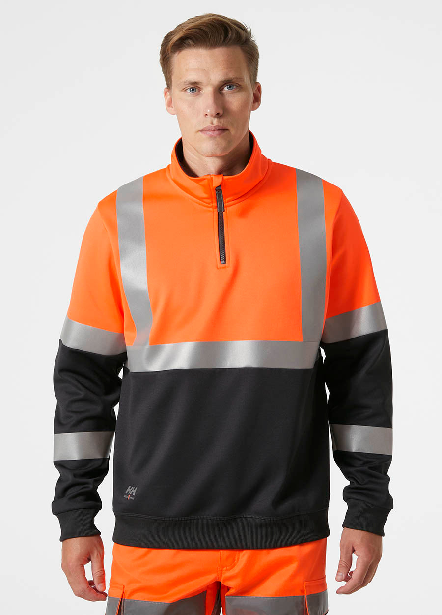 Helly Hansen Workwear 79257 Addvis Half Zip Sweatshirt Class 1