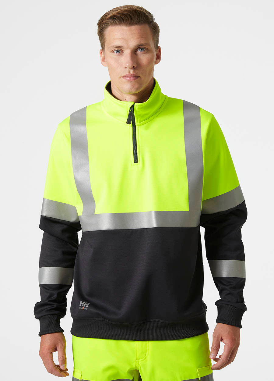 Helly Hansen Workwear 79257 Addvis Half Zip Sweatshirt Class 1